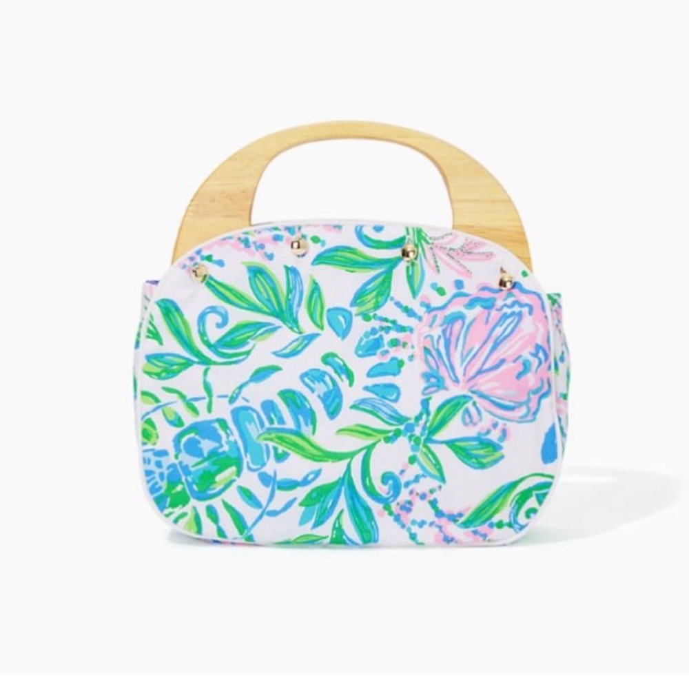 LILLY PULITZER Bermuda Bag & Reversible
Bag Cover - Resort White - New NWOT